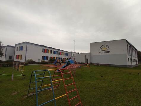 Kompleks szkolny z nową halą sportową w Młodocinie Mniejszym