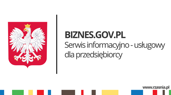 Logo serwisu informacyjno-usługowego dla przedsiębiorcy
