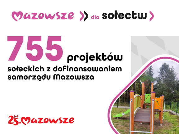 755 projektów sołeckich z dofinansowaniem