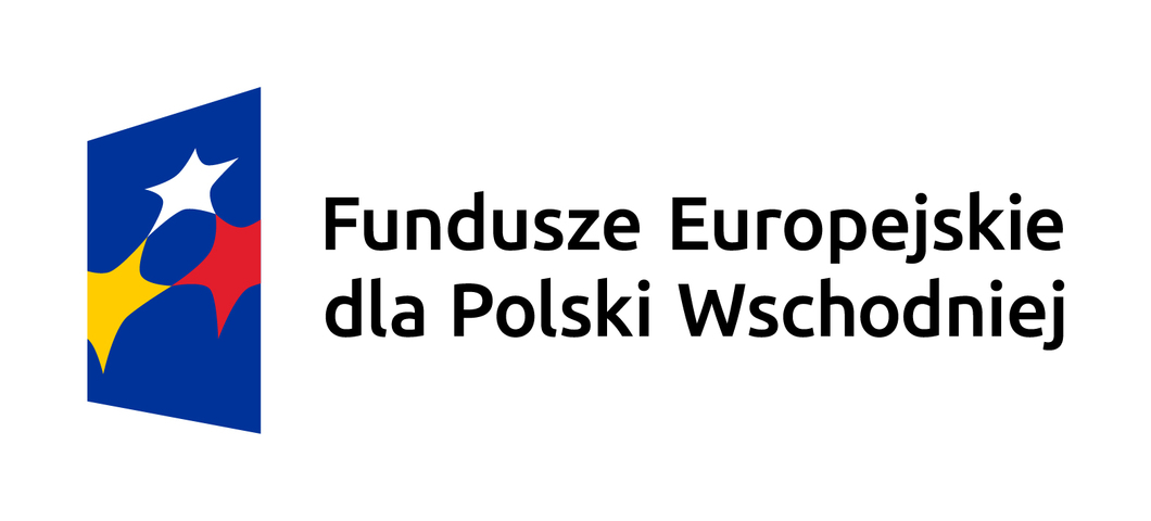 Logo Fundusze Europejskie dla Polski Wschodniej